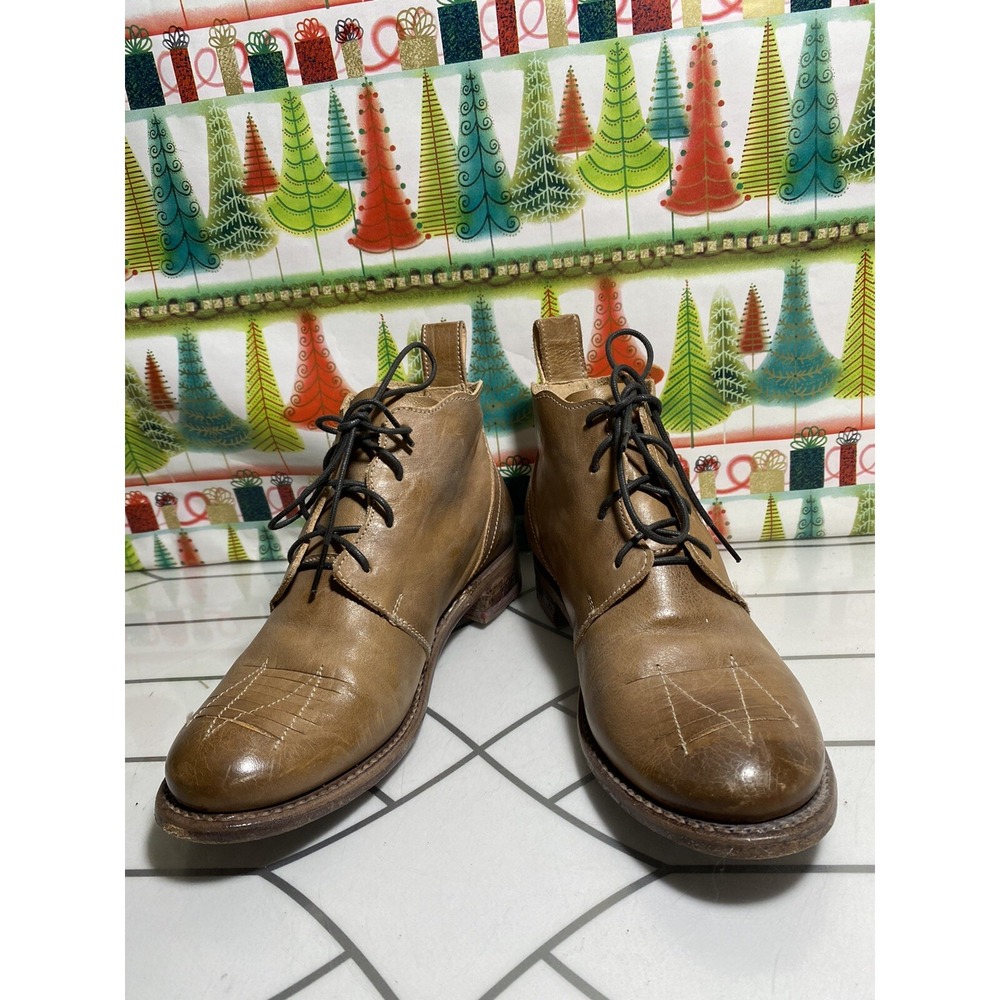 Bed Stu Barkley Women's Booties Boots Leather Brown Size 6